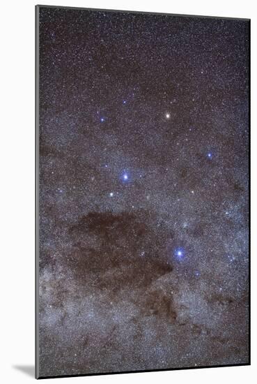 The Southern Cross and Coalsack Nebula in Crux-null-Mounted Photographic Print