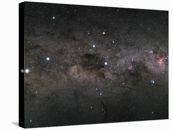 The Southern Cross and the Pointers in the Milky Way-null-Stretched Canvas