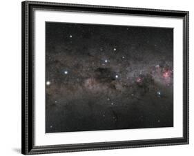 The Southern Cross and the Pointers in the Milky Way-null-Framed Photographic Print