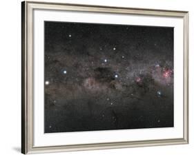 The Southern Cross and the Pointers in the Milky Way-null-Framed Photographic Print