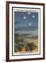 The Southern Cross Constellation-null-Framed Art Print