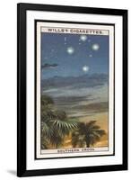 The Southern Cross Constellation-null-Framed Art Print