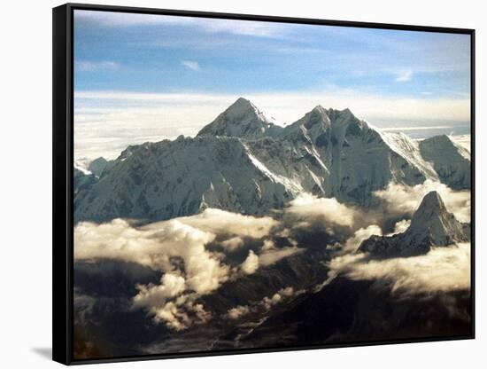The Southern Face of Mount Everest-null-Framed Stretched Canvas