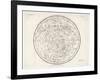 The Southern Hemisphere with Its Zodiac Signs-null-Framed Art Print