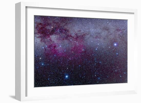 The Southern Milky Way and the Extensive Gum Nebula Complex-Stocktrek Images-Framed Photographic Print