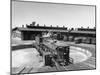 The Southern Pacific Yard Displaying Early Locomotives-null-Mounted Photographic Print