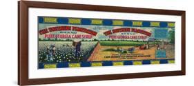 The Southern Plantation Syrup Label - Cairo, GA-Lantern Press-Framed Premium Giclee Print