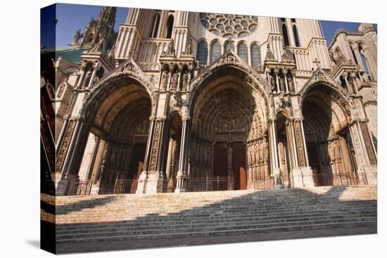 The Southern Portal of Chartres Cathedral-Julian Elliott-Stretched Canvas