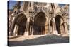 The Southern Portal of Chartres Cathedral-Julian Elliott-Stretched Canvas