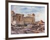 The Southern Side of the Erechtheum, with the Foundations of the Earlier Temple of Athena Polias-John Fulleylove-Framed Giclee Print