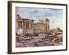 The Southern Side of the Erechtheum, with the Foundations of the Earlier Temple of Athena Polias-John Fulleylove-Framed Giclee Print