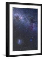 The Southern Sky and Milky Way from Canopus Up to the Carina Nebula-Stocktrek Images-Framed Photographic Print