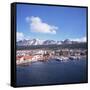 The Southernmost Port of Ushuaia, Argentina, South America-Geoff Renner-Framed Stretched Canvas