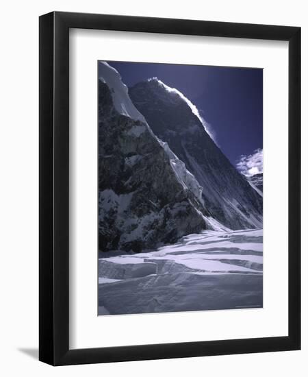 The Southside of Everest, Nepal-Michael Brown-Framed Premium Photographic Print