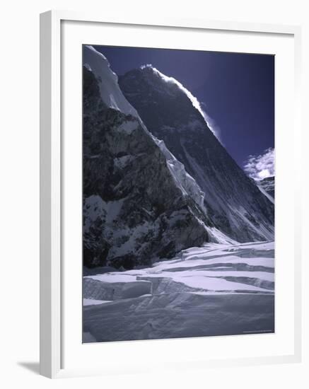 The Southside of Everest, Nepal-Michael Brown-Framed Photographic Print