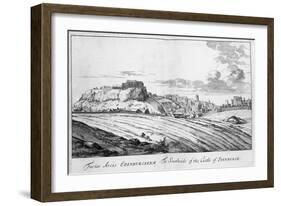 The Southside of the Castle of Edinburgh, from 'Theatrum Scotiae' by John Slezer, 1693-John Slezer-Framed Giclee Print