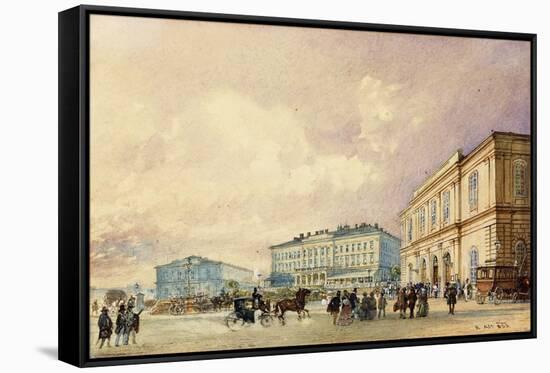 The Southstation, Vienna-Alt Rudolf-Framed Stretched Canvas