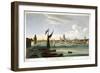 The Southwark Iron Bridge, London, 1822-null-Framed Giclee Print