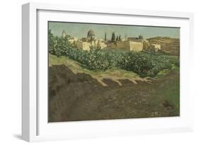 The Southwest Corner of the Esplanade of the Haram-James Jacques Joseph Tissot-Framed Giclee Print
