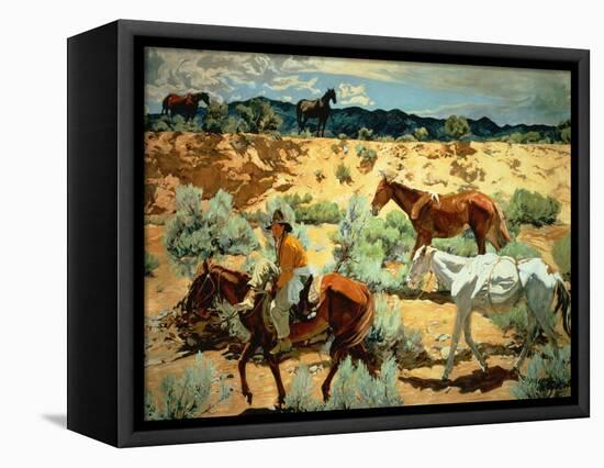 The Southwest-Walter Ufer-Framed Stretched Canvas
