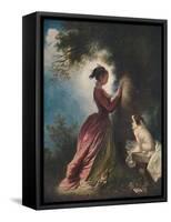'The Souvenir (Le chiffre d'amour)', c1775-80, (1911)-Jean-Honore Fragonard-Framed Stretched Canvas