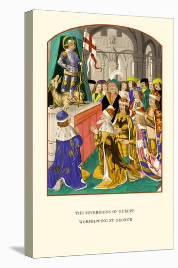 The Sovereigns of Europe-H. Shaw-Stretched Canvas
