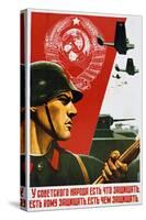 The Soviet People Know How to Defend, 1937-null-Stretched Canvas