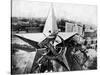 The Soviet Star Surmounting the Nikolsky Tower of the Kremlin, Moscow, 1935-null-Stretched Canvas