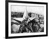 The Soviet Star Surmounting the Nikolsky Tower of the Kremlin, Moscow, 1935-null-Framed Giclee Print