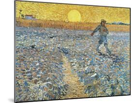 The Sower, 1888-Vincent van Gogh-Mounted Giclee Print