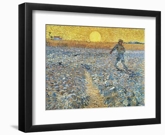 The Sower, 1888-Vincent van Gogh-Framed Premium Giclee Print