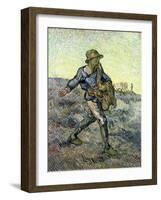 The Sower (After Millet) 1890-Vincent van Gogh-Framed Giclee Print