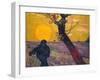 The Sower at Sunset, 1888-Vincent van Gogh-Framed Premium Giclee Print