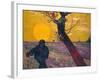 The Sower at Sunset, 1888-Vincent van Gogh-Framed Giclee Print