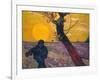 The Sower at Sunset, 1888-Vincent van Gogh-Framed Giclee Print