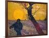 The Sower at Sunset, 1888-Vincent van Gogh-Framed Giclee Print