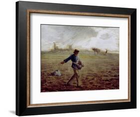 The Sower, C.1865-Jean-François Millet-Framed Giclee Print