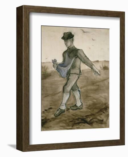 The Sower, c.1881-Vincent van Gogh-Framed Giclee Print