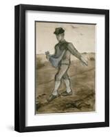 The Sower, c.1881-Vincent van Gogh-Framed Giclee Print