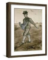 The Sower, c.1881-Vincent van Gogh-Framed Giclee Print