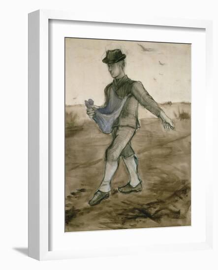 The Sower, c.1881-Vincent van Gogh-Framed Giclee Print