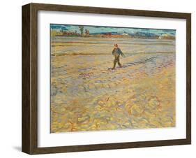 The Sower, c.1888-Vincent van Gogh-Framed Giclee Print