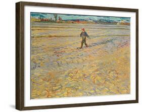 The Sower, c.1888-Vincent van Gogh-Framed Giclee Print