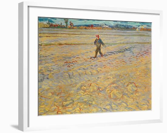 The Sower, c.1888-Vincent van Gogh-Framed Giclee Print