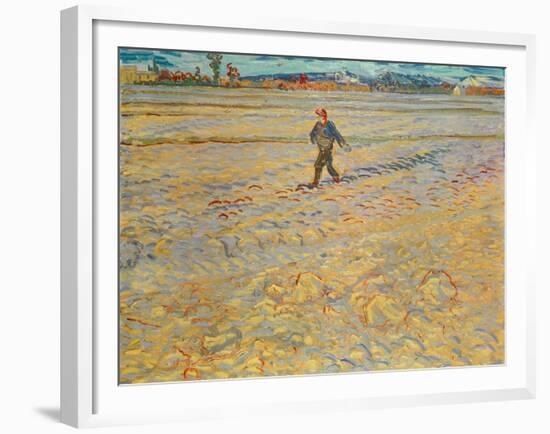 The Sower, c.1888-Vincent van Gogh-Framed Giclee Print