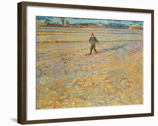 The Sower, c.1888-Vincent van Gogh-Framed Giclee Print