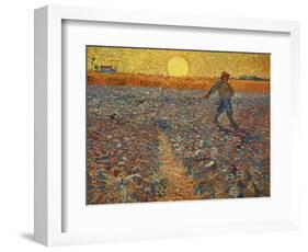 The Sower, c.1888-Vincent van Gogh-Framed Giclee Print