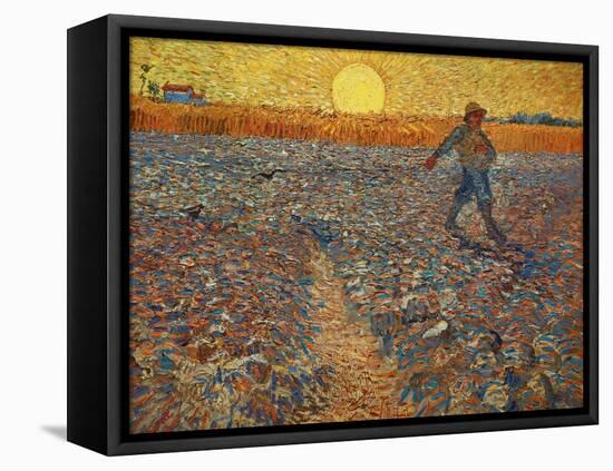 The Sower, c.1888-Vincent van Gogh-Framed Stretched Canvas