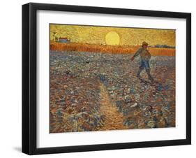 The Sower, c.1888-Vincent van Gogh-Framed Premium Giclee Print