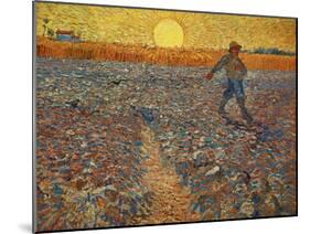 The Sower, c.1888-Vincent van Gogh-Mounted Premium Giclee Print